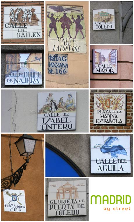 Madrid - Panneaux de rue 